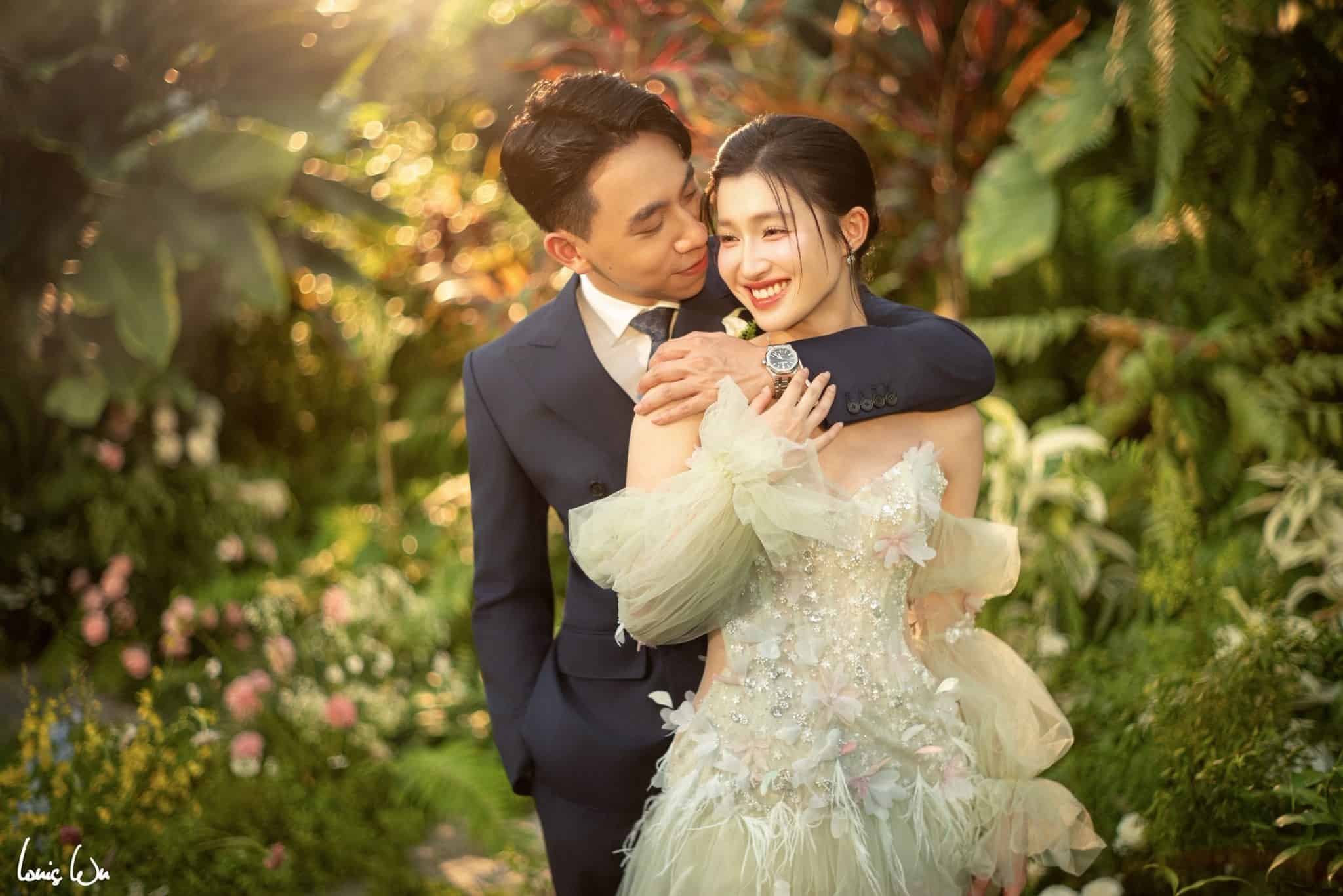 Ảnh cưới của Á hậu Phương Nhi và doanh nhân Minh Hoàng. Ảnh NVCC