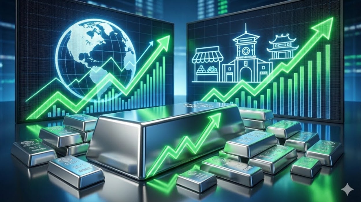 giá bạc hôm nay 25-1-2026