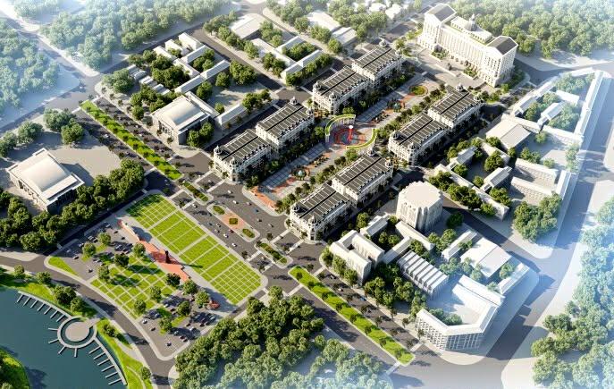 Phối cảnh Dự án phố đi bộ trung tâm tỉnh Thái Nguyên. Ảnh: Việt Hoan