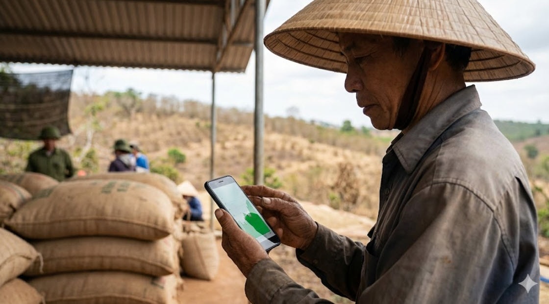 Giá cà phê ngày 5-2-2026 được dự báo tiếp tục duy trì vùng cao khi nguồn cung trong nước hạn chế và thị trường quốc tế biến động thận trọng - Ảnh minh họa