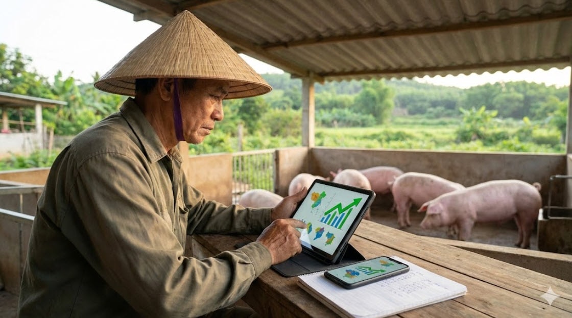 Giá heo hơi hôm nay 5/2/2026: Miền Bắc tiếp tục dẫn đầu cả nước