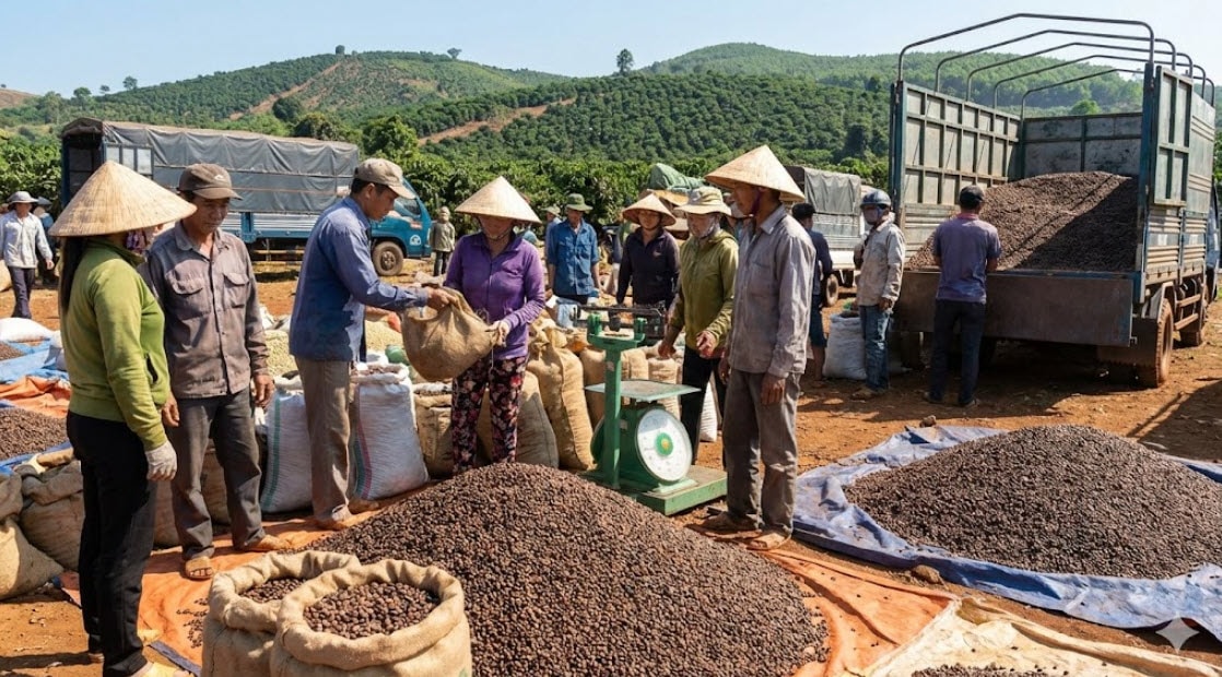 Giá cà phê hôm nay - Ảnh minh họa