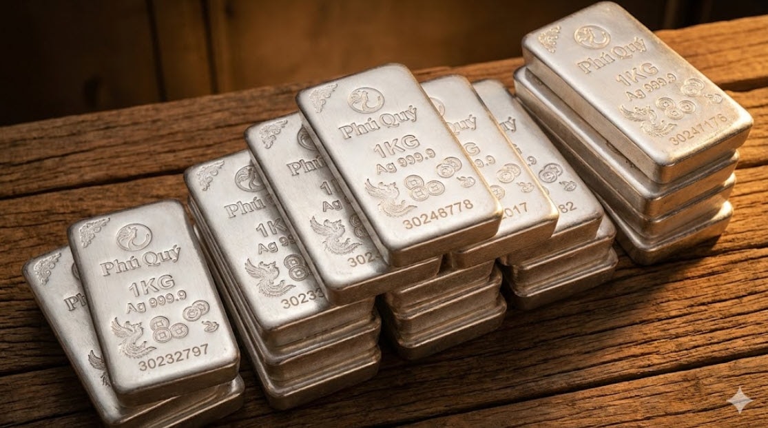 Giá bạc Phú Quý sáng 8-2-2026 - Ảnh minh họa