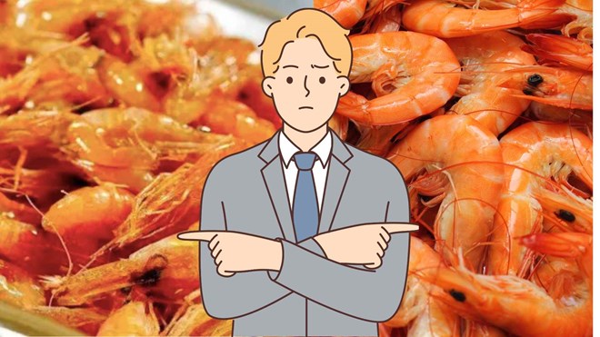 Khác biệt của tôm sông và tôm biển đối với sức khỏe