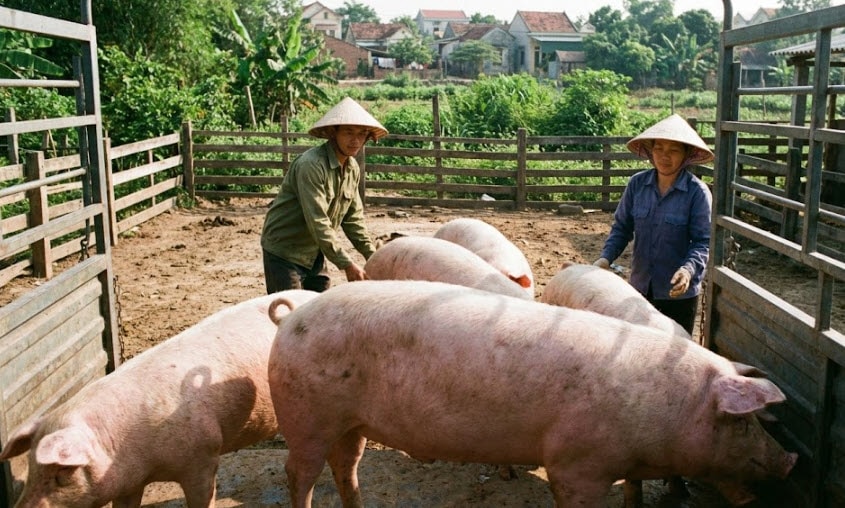 Giá heo hơi hôm nay 12/2: Miền Trung giữ đỉnh, miền Nam dao động nhẹ