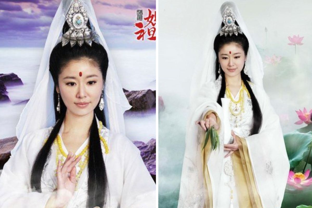 Lâm Tâm Như đóng vai Quan Âm trong phim “Ma Tổ” năm 2012. Ảnh: Nhà sản xuất