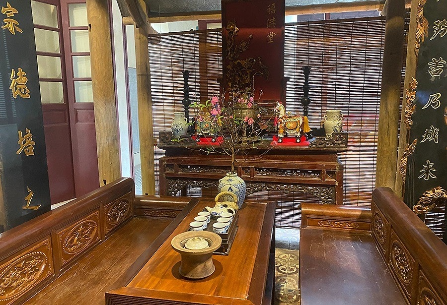 Không gian Tết xưa trong phố cổ (Ảnh: TITC)