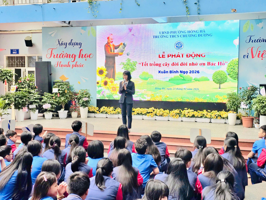 Tết trồng cây được thực hiện linh hoạt, phù hợp với điều kiện của từng đơn vị, nhà trường.