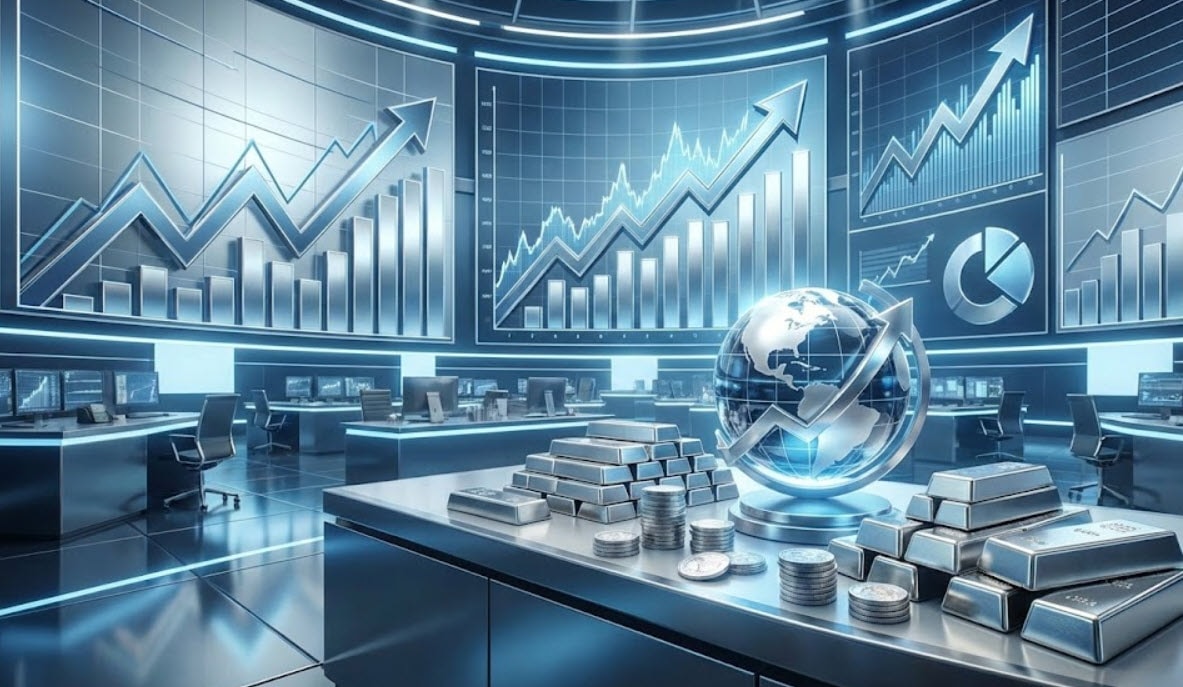 Giá bạc thế giới sáng 24-2-2024 tăng 88 USD so với ngày trước đó - Ảnh minh họa