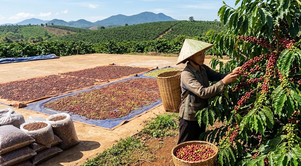 Giá cà phê hôm nay sáng ngày 5-3-2026 - Ảnh minh họa