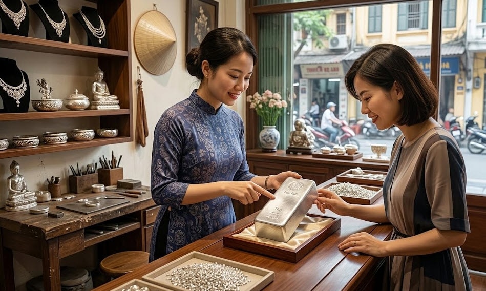 Giá bạc trong nước sáng ngày 10-3-2026 - Ảnh minh họa