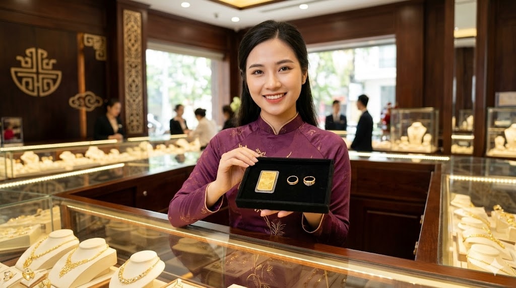 Giá vàng trong nước sáng ngày 15-3-2026 - Ảnh minh họa