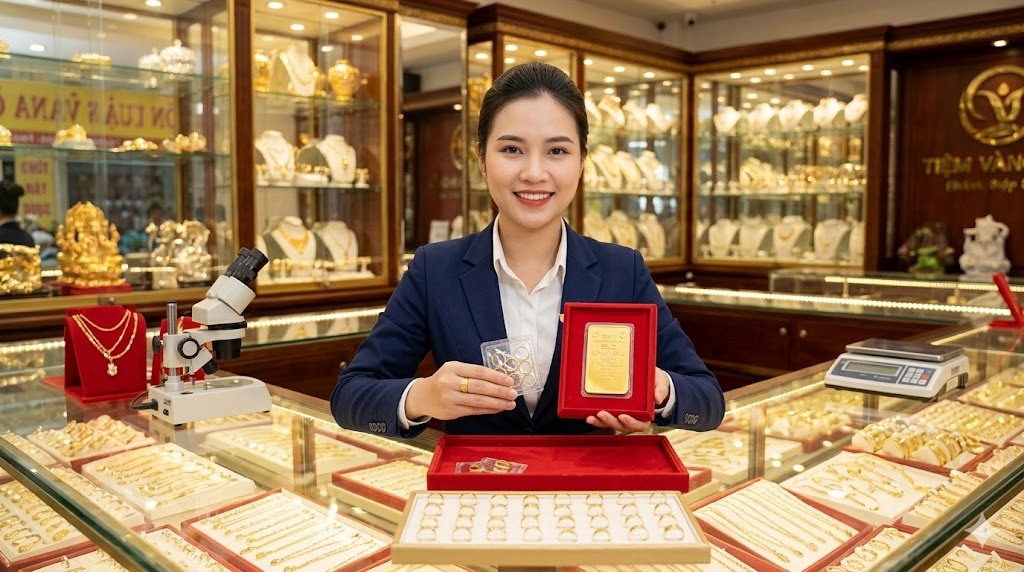 Giá vàng SJC sáng 17-3-2026 - Ảnh minh họa