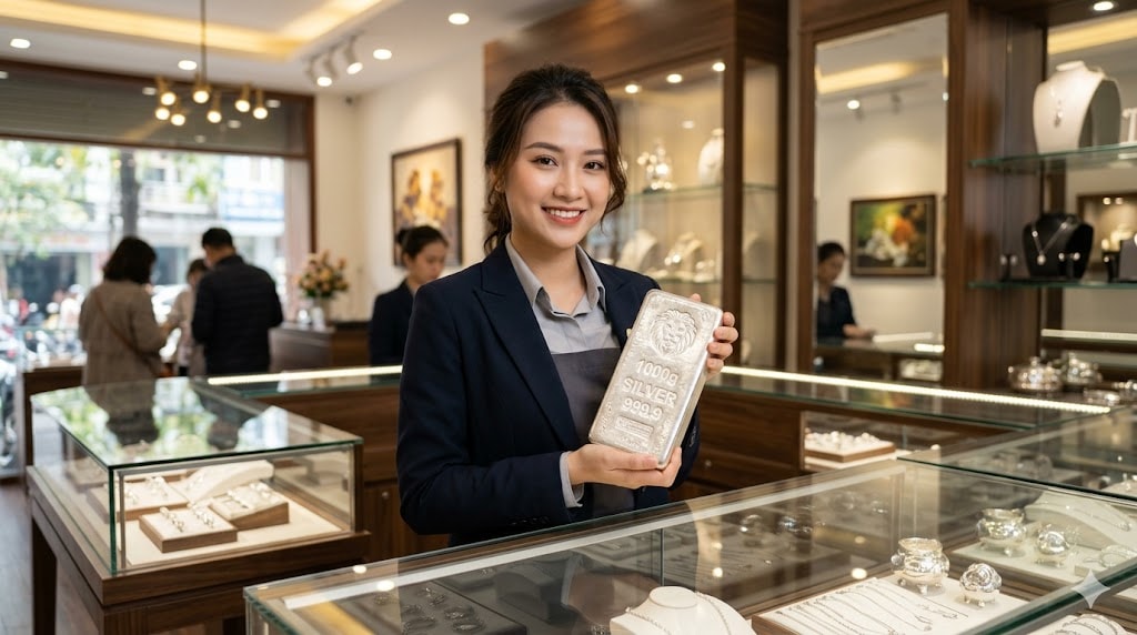 Giá bạc trong nước và thế giới sáng 24-3-2026 - Ảnh minh họa