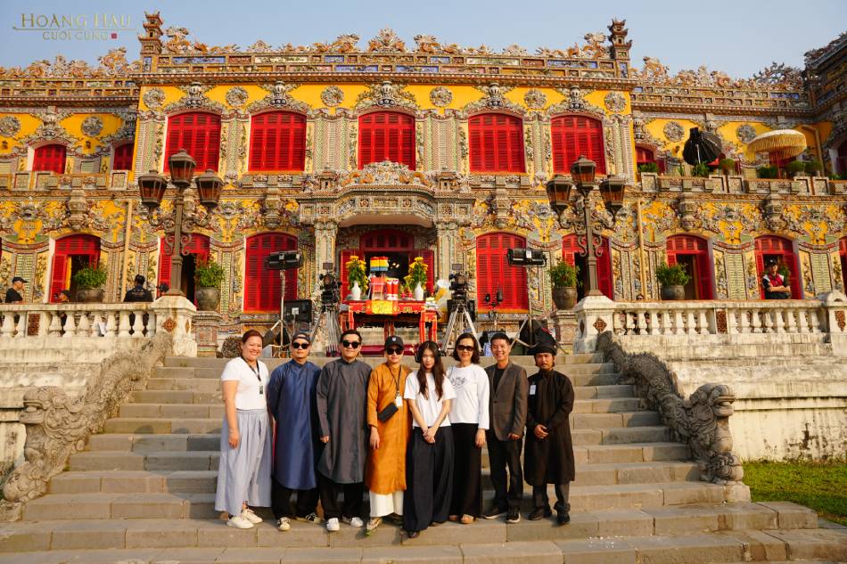 Đoàn phim “Hoàng hậu cuối cùng” khởi quay từ tháng 3.2026. Ảnh: Nhà sản xuất