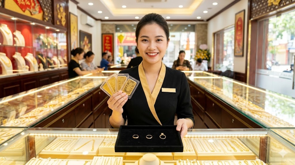 Giá vàng miếng và vàng nhẫn sáng 24-3-2026 - Ảnh minh họa