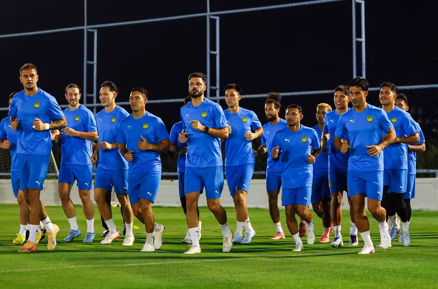 Malaysia quyết thắng tuyển Việt Nam trên sân Thiên Trường. Ảnh: FAM.