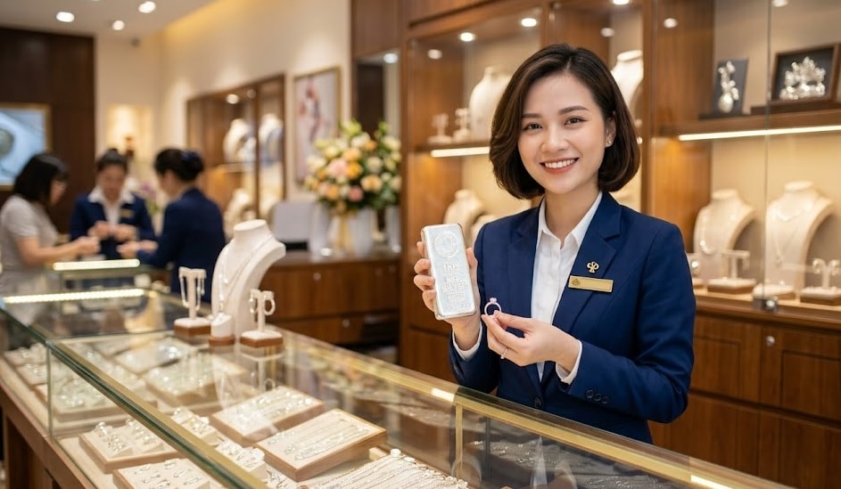 Giá bạc Phú Quý và bạc thế giới sáng 1-4-2026 - Ảnh minh họa