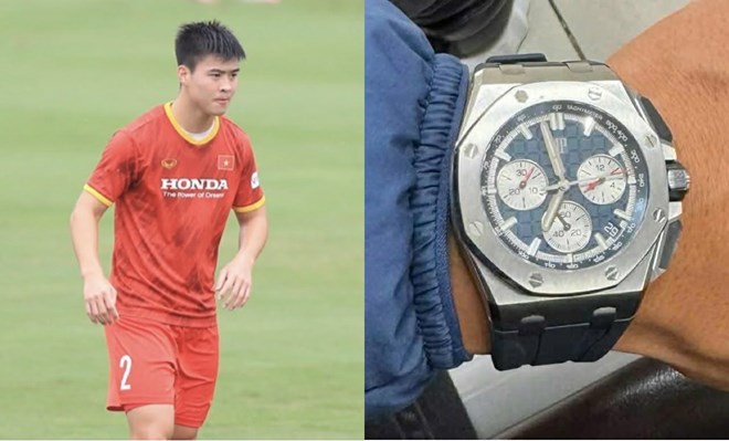 Trung vệ Duy Mạnh bị mất đồng hồ tiền tỉ