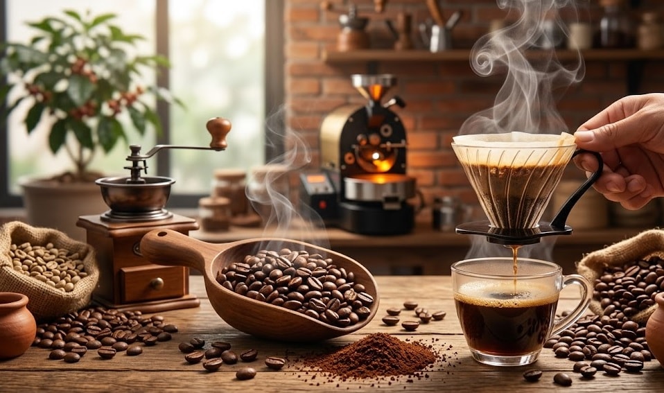 Cập nhật giá cà phê Tây Nguyên và thế giới sáng 8-4-2026 - Ảnh minh họa