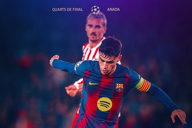 Barcelona thua Atletico Madrid sau bước ngoặt thẻ đỏ