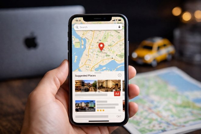 Apple tiến thêm bước đưa quảng cáo vào Apple Maps