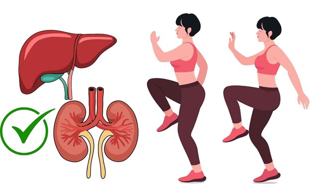 Hỗ trợ thải độc gan, thận với động tác đơn giản 5 phút mỗi ngày