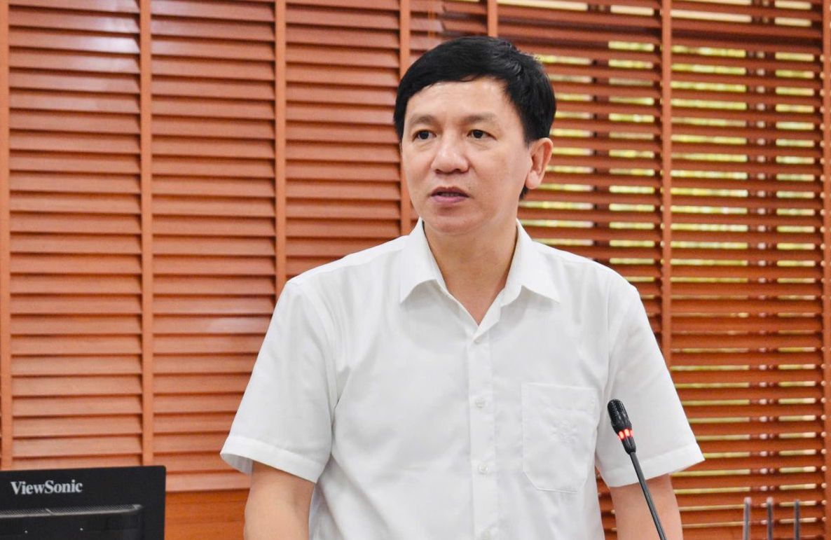 Phó Cục trưởng Cục Quản lí chất lượng Phạm Quốc Khánh phát biểu tại tọa đàm. Ảnh: MOET