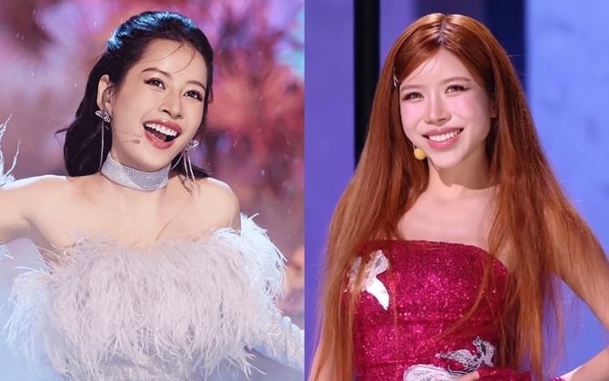 Chi Pu bị so sánh với Trang Pháp khi cùng tham gia Đạp gió phiên bản Trung Quốc. Ảnh Nhà sản xuất