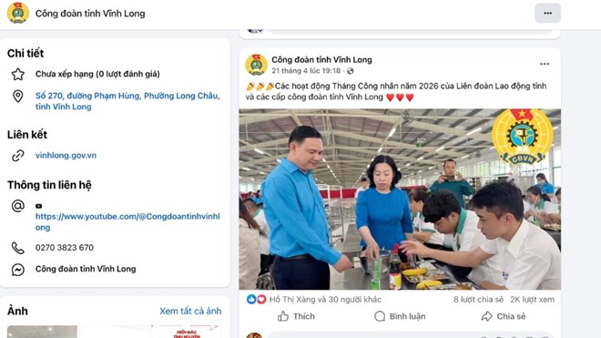 Công đoàn Vĩnh Long phát động cuộc thi video lan tỏa hình ảnh đẹp người lao động