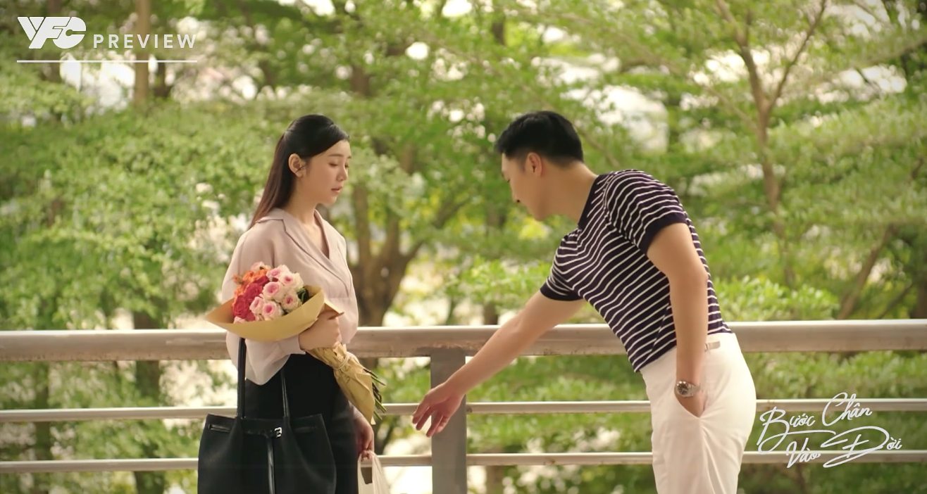 Thương khéo léo từ chối Lâm trong tập cuối phim “Bước chân vào đời“. Ảnh: VFC.