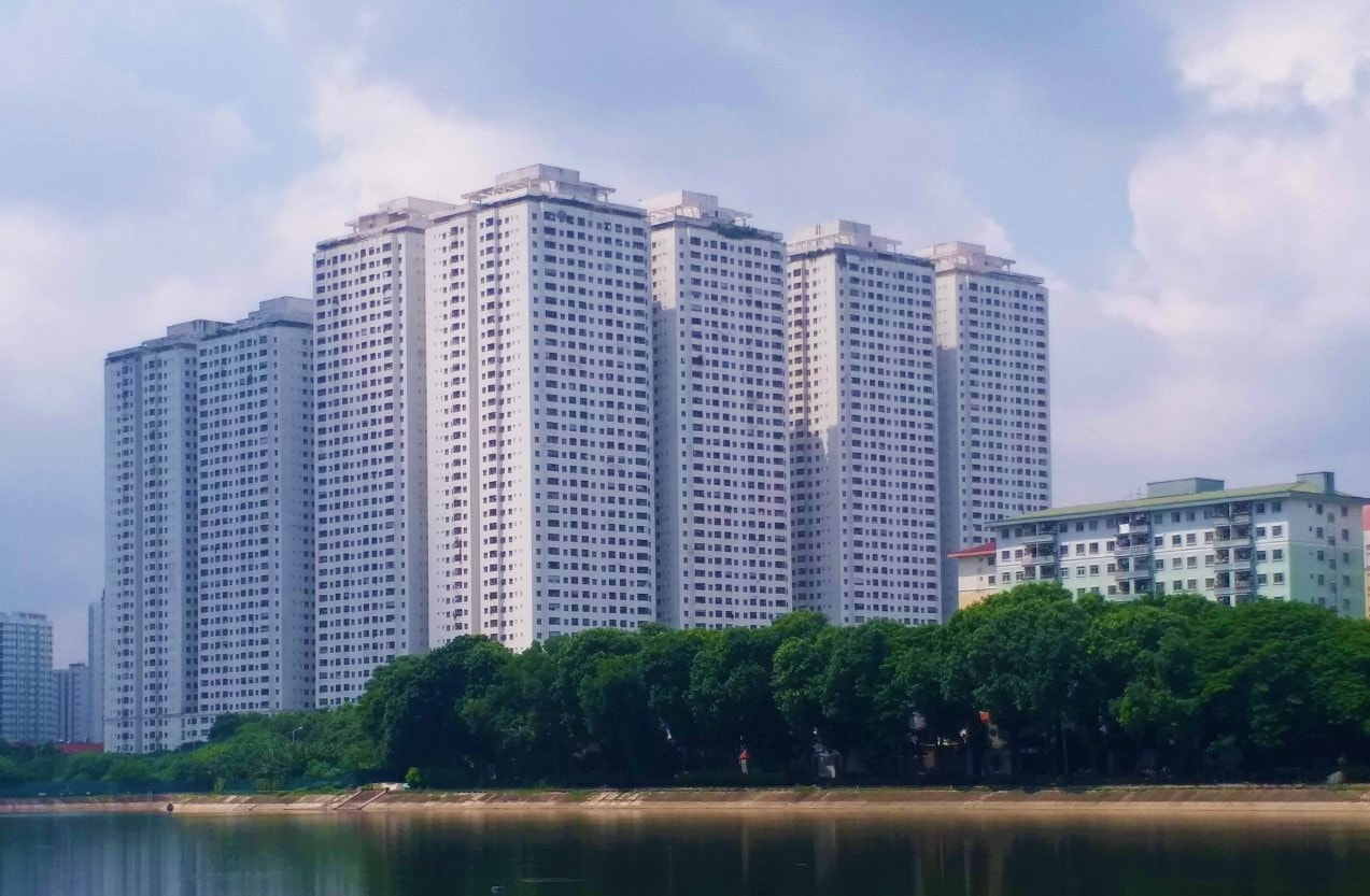 Giá căn hộ tại Hà Nội leo thang chưa có điểm dừng. Ảnh: Doan