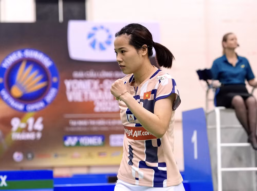 Tay vợt Nguyễn Thùy Linh giành chiến thắng ấn tượng ở vòng 1 đơn nữ giải cầu lông Malaysia Masters 2026. Ảnh: Thanh Niên anh-man-hinh-2026-05-21-luc-063234.png