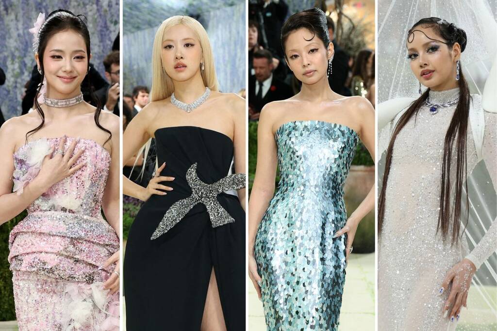 4 thành viên Blackpink cùng tham dự Met Gala 2026. Ảnh: AFP