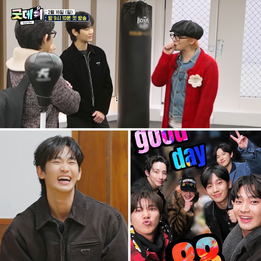 Kim Soo Hyun là nghệ sĩ đầu tiên được G-Dragon mời tham gia show “Good Day“. Ảnh: Nhà sản xuất