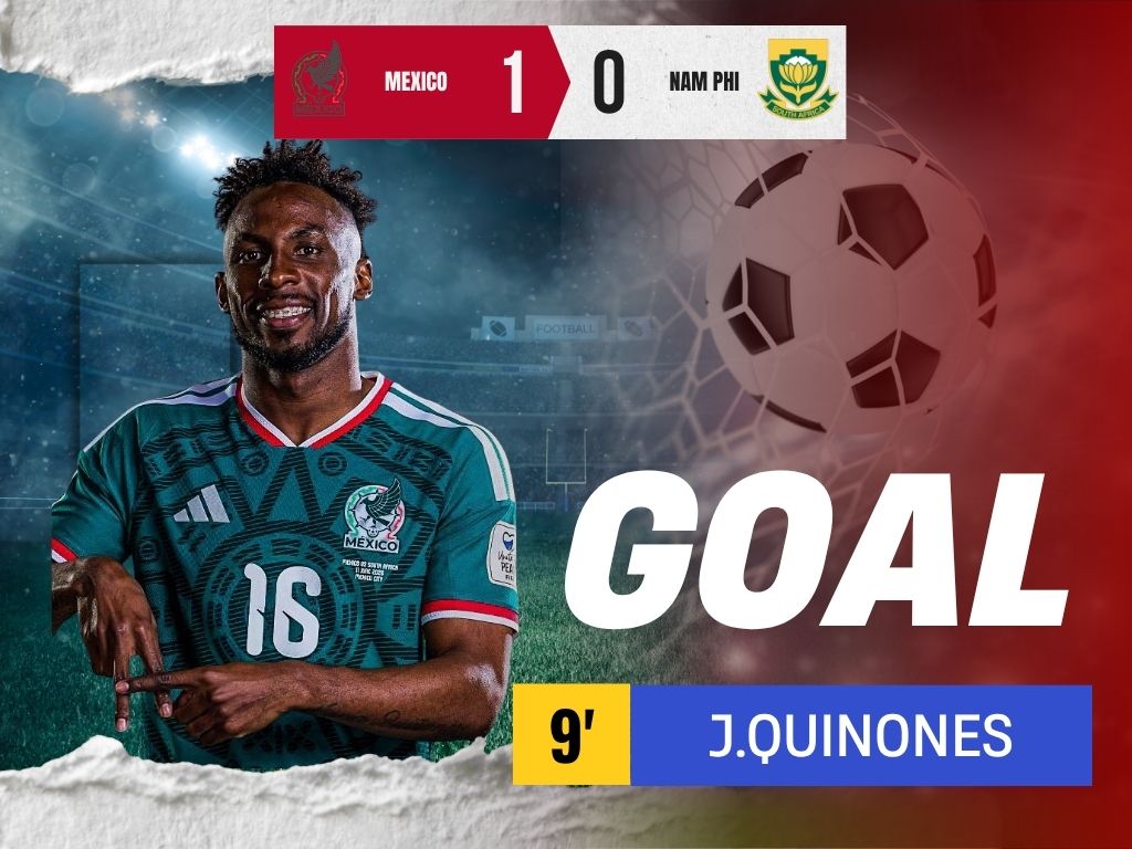 Julian Quinones ghi bàn thắng đầu tiên tại World Cup 2026.