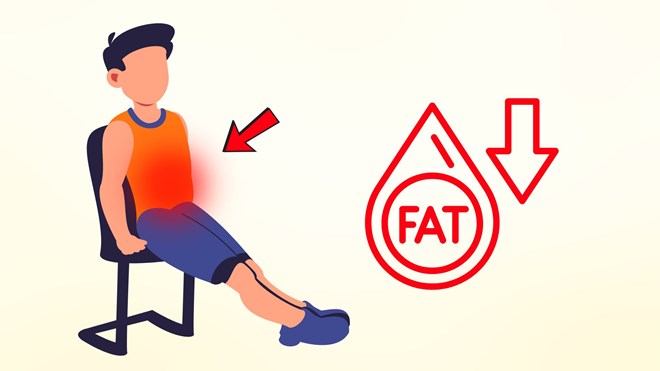 Bài tập trên ghế giúp người sau 60 tuổi giảm mỡ bụng