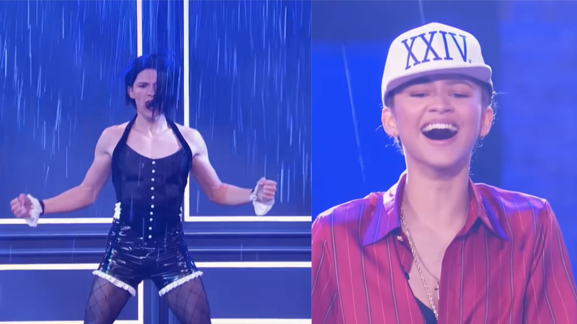Màn trình diễn cover “Umbrella” của Rihanna khiến Zendaya phải lòng với Tom Holland. Ảnh cắt từ video