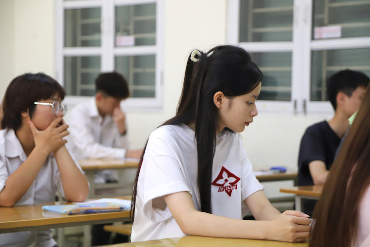 Thí sinh dự thi tốt nghiệp THPT năm 2026. Ảnh: Tường Vân
