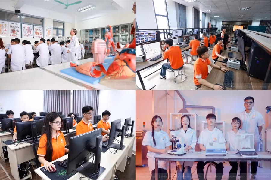 Cơ sở vật chất hiện đại, sinh viên Đại học Đại Nam học đi đôi với hành ngay trên giảng đường. img-9520.jpg