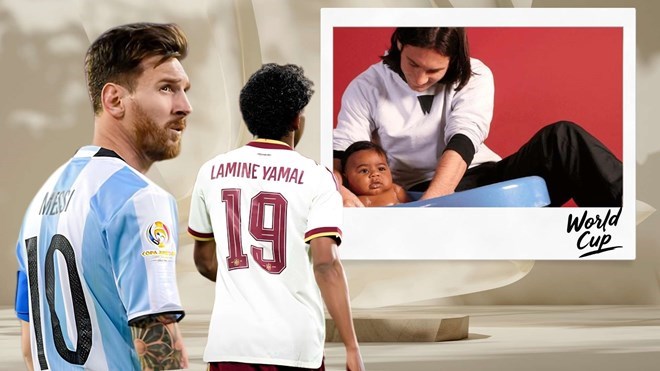 Messi tái ngộ Yamal: Từ bức ảnh cách đây gần 20 năm đến trận chung kết World Cup 2026