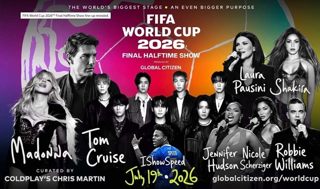 FIFA biến chung kết World Cup 2026 thành đại nhạc hội với dàn sao quốc tế