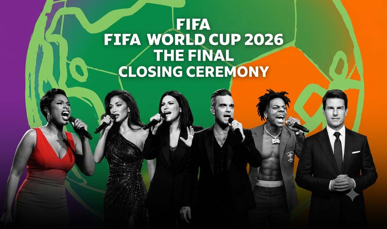 Dàn nghệ sĩ hạng A đổ bộ lễ bế mạc World Cup 2026. Ảnh tạo bởi AI Gemini