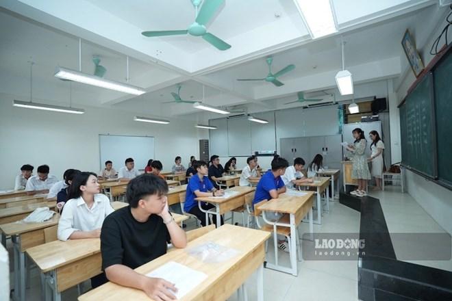 Thí sinh dự thi tốt nghiệp THPT năm 2026. Ảnh: Hữu Chánh