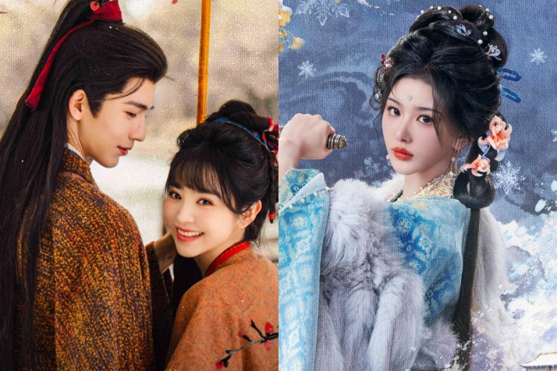 Khổng Tuyết Nhi từng tham gia phim “Trục Ngọc” cùng Trương Lăng Hách và Điền Hi Hi. Ảnh: Netflix