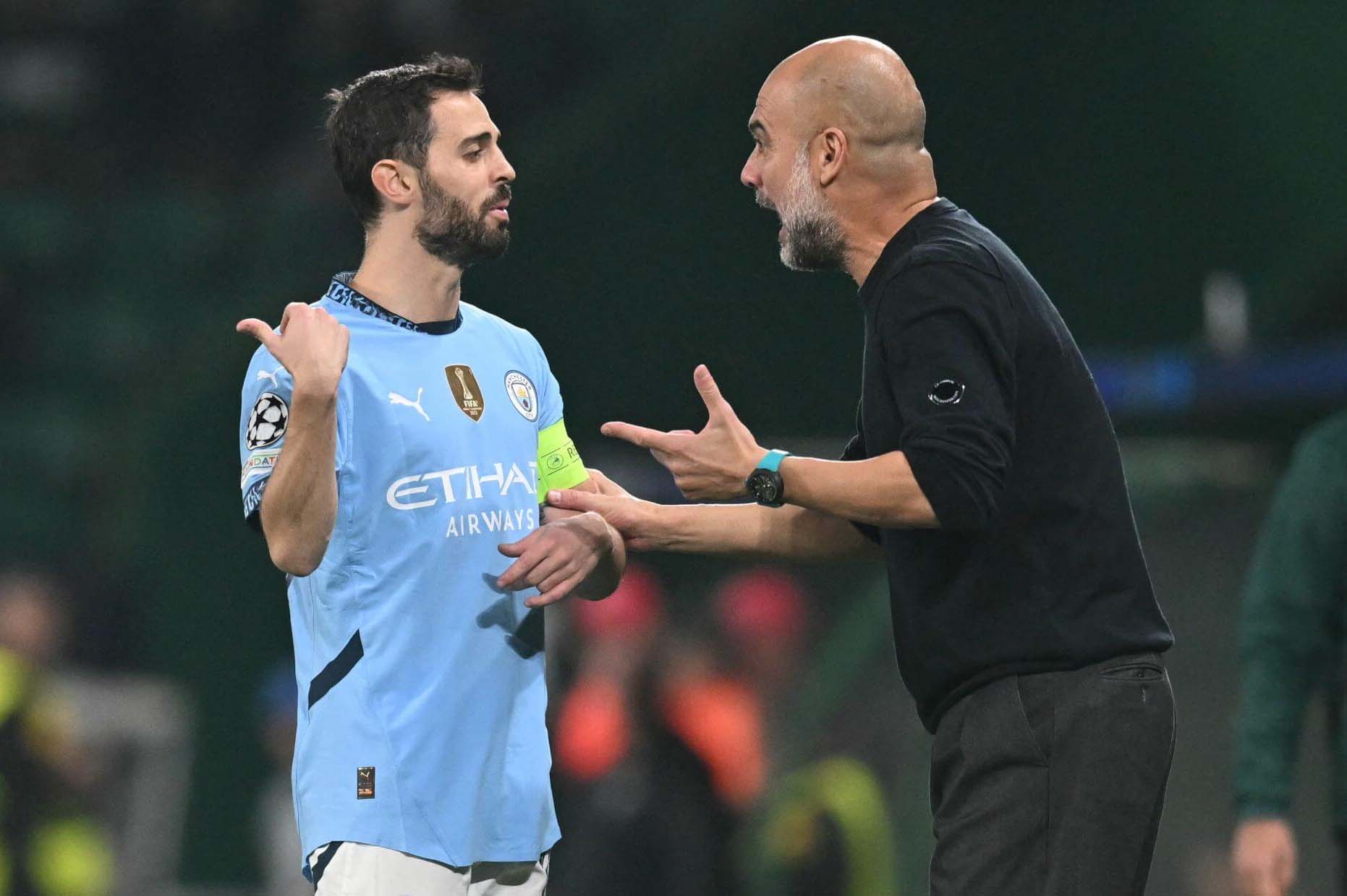 Bernardo Silva là đội trưởng cuối cùng của kỉ nguyên Pep Guardiola tại Man City. Ảnh: AFP