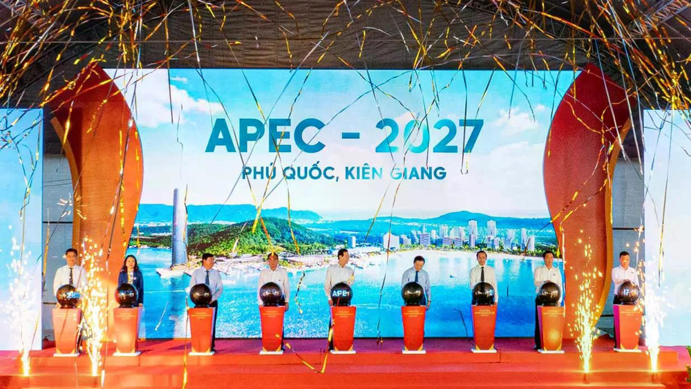 Phát động các dự án phục vụ Tuần lễ cấp cao APEC 2027. Ảnh: Xuân Nhi apec-9.jpg