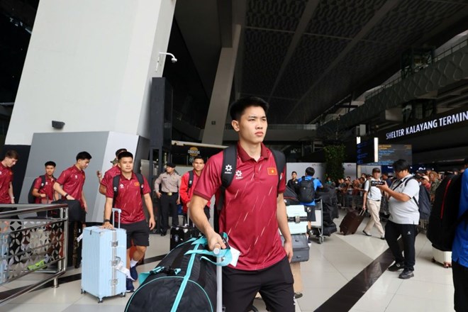Tuyển Việt Nam có mặt tại Indonesia, hướng tới FIFA ASEAN Cup 2026